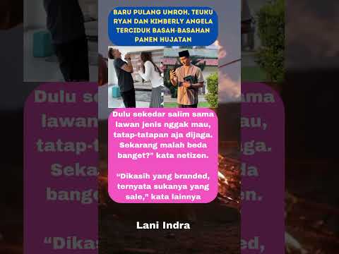 Baru Pulang Umroh, Teuku Ryan dan Kimberly Angela Terciduk Basah-basahan Panen Hujatan #riaricis