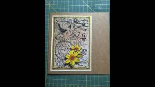 Stamping and decoupage 