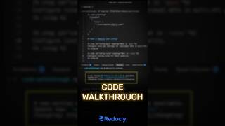 Code Walkthrough #stepbystep  #documentation #docs #api