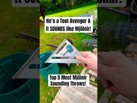 Top 5 Tool Avenger Throws that SOUND like Mjölnir! #shorts #thor #satisfying #marvel #tricks #tools