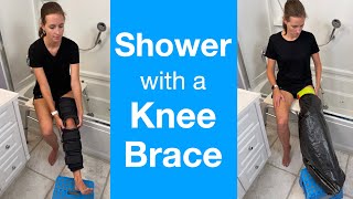 How to Shower with a Knee Brace or Full Leg Cast | Full Leg Cast Cover