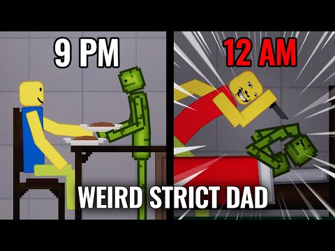 WEIRD STRICT DAD Short horror film in Melon Playground - People Playground
