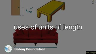 uses of units of length