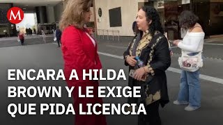 Diputada Pérez-Jaén encara a Hilda Brown; le exige pedir licencia para enfrentar acusaciones de EU