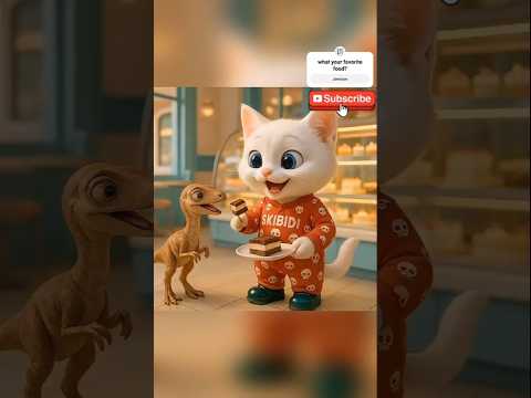 Cute Dinosaurs Fed by a Cat?! ๐ฑ๐ฆ Letโs Fix the Food Together!