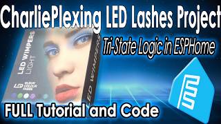 ESP32 LED Magic: 3 Pins, 6 LEDs, 1 Tri-State Multiplexing Trick (Charlieplexing)