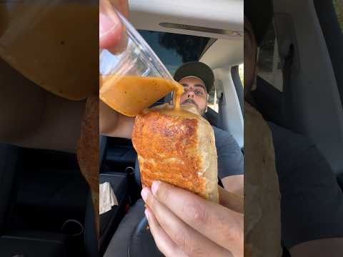 Chipotle Cheese Wrapped Burrito w/ the best hot sauce in the game