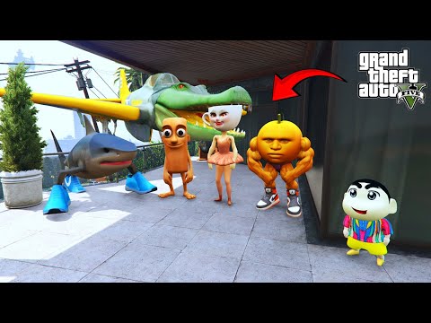 GTA 5 : Franklin Playing Chupan Chupai With Tung Tung Tung Sahur and Ballerina Cappuccina in GTA 5