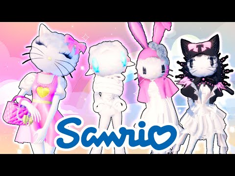 ¡Sólo puedes VESTIRTE de SANRIO HELLO KITTY en DRESS TO IMPRESS! 🎀​