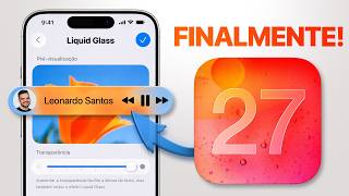 iOS 27 vai mudar TUDO com isso (Liquid Glass 2.0) 😱
