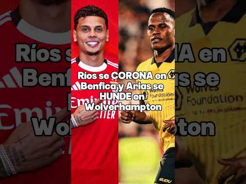 Caras opuestas#futbol #colombia #richard #jhonarias #richardrios #premierleague #benfica #mvp #shots