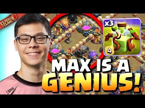 MAX made the Best Attack BETTER (again?!) with x3 OVERGROWTHS! Clash of Clans