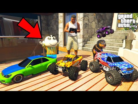 Franklin Gifting SUPER RC TOY CARS To Shinchan in GTA 5