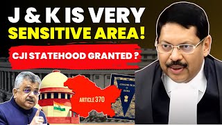 CAN'T IGNORE PAHALGAM ATTACK!! CJI BIG REMARK ON J & K STATEHOOD #supremecourtofindia #jammukashmir
