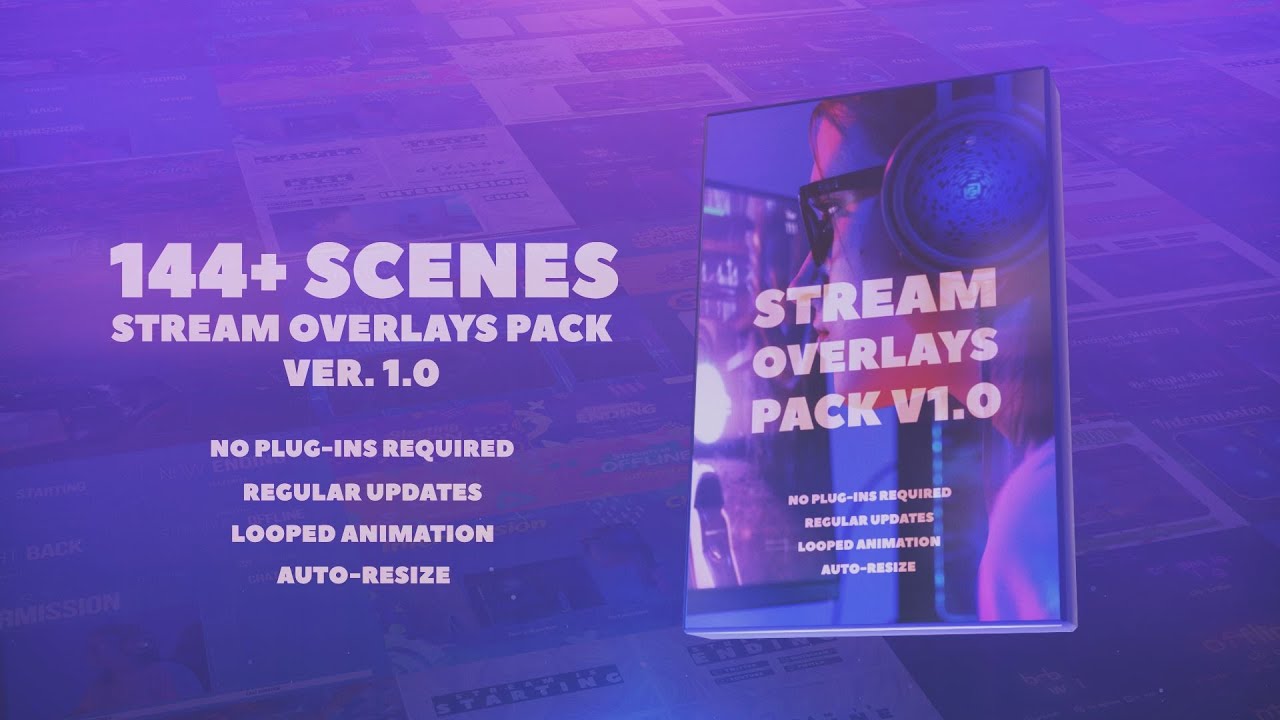 Poster - Stream Overlays Pack