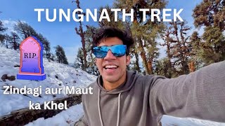 Life ka Sabse Khatarnak Trek 😨 | TUNGNATH TREK | Mihirvlogs