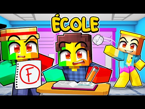 J’ai Envoyé mon PÈRE a l’École à ma PLACE sur Minecraft !