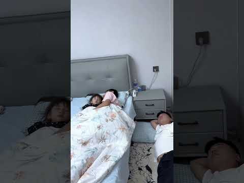 When I Deliberately Lay On The Floor To Sleep To Test My Son’S Reaction! #cute #funny #comedy