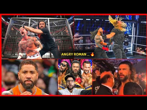 Ye KYa tha.. 🔥' Roman destroy Seth Rollins.. ! Roman Reigns WrestleMania 41 Match.. Jey USO is Happy