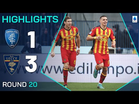 EMPOLI-LECCE 1-3 | HIGHLIGHTS | Krstović double helps Lecce to crucial win | Serie A 2024/25