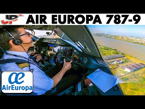 Boeing 787-9 Cockpit Quito to Guayaquil with Air Europa