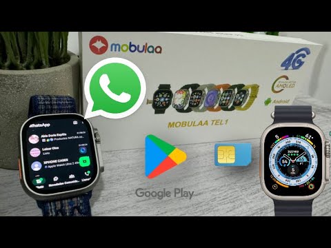 RELOJ INTELIGENTE 4G MOBULAA, CON ANDROID / Instala todas las aplicaciones.