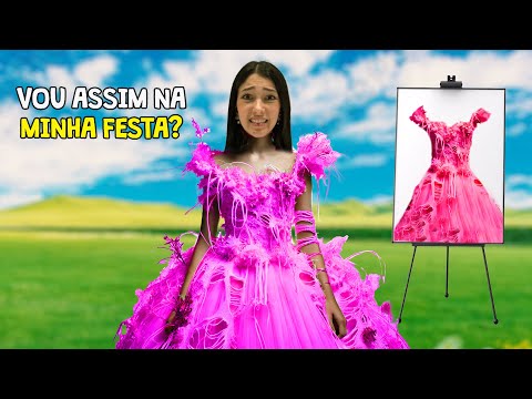 VOU USAR o VESTIDO que EU Desenhei na MINHA FESTA ?