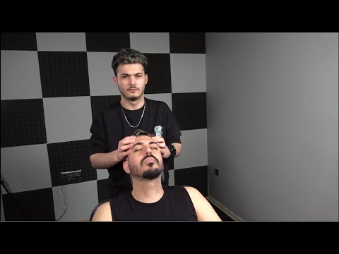 ASMR Massage Compilation. Head Massage Face Massage Neck Massage