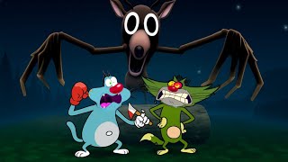 OGGY TRY TO SURVIVE FROM 99 FOREST MONSTER DEER IN ROBLXO