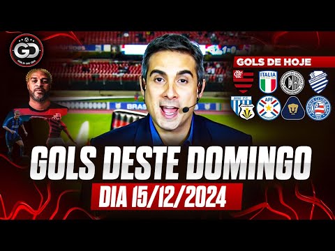 ⚽️ TODOS OS GOLS DESTE DOMINGO 15/12/2024 GOLS DE HOJE, GOLS DO DIA, DESPEDIDA DO ADRIANO IMPERADOR!