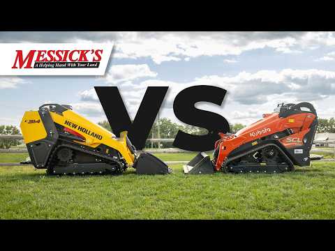 Putting our two mini track loaders head-to-head | New Holland C314 & Kubota SCL1000