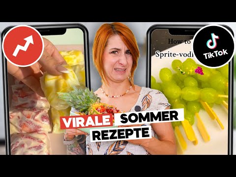 Ich teste virale SOMMER REZEPTE 2025 von TikTok 🔥