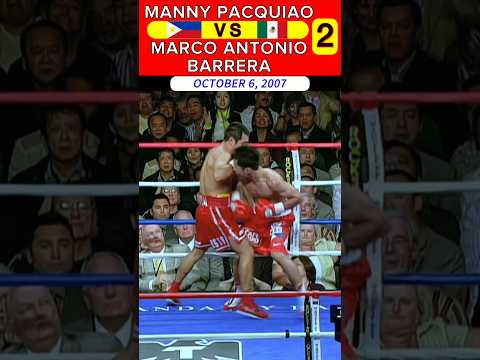 Manny Pacquiao 🇵🇭 VS 🇲🇽 Marco Antonio Barrera 2 | October 6, 2007 | + SOUND FX