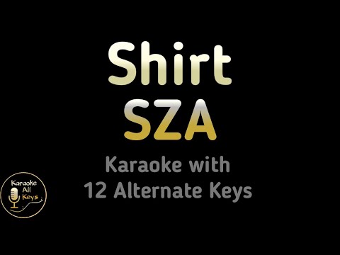 Shirt Karaoke – SZA Instrumental Lower Higher Male Original Key