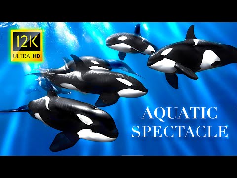 AQUATIC SPECTACLE: Ocean Animals & Sea Creatures 8K VIDEO ULTRA HD #8K #OCEAN