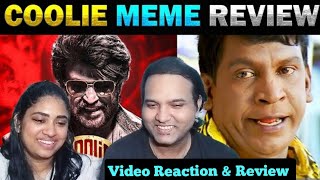 Coolie Movie Meme Review Video Reaction🔥🔥😂😜 | Today Trending | Tamil Couple Reaction