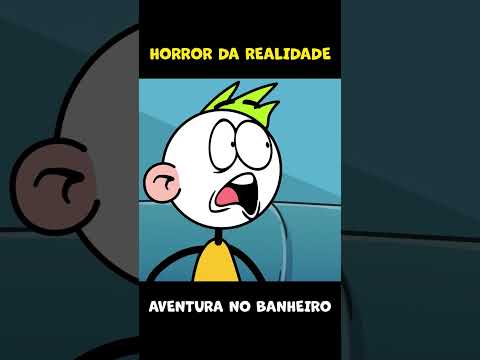 FILME DE TERROR NA VIDA REAL | Aventura no Banheiro #tedepet #shorts