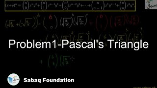 Problem1-Pascal's Triangle