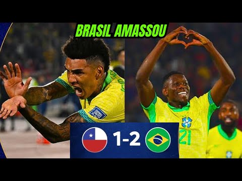 BRASIL VENCE O CHILE - ENTREVISTA #futebol #selecaobrasileira