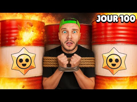 J'ai Survécu 100 Jours en HARDCORE sur Brawl Stars