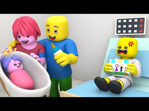 ROBLOX Brookhaven 🏡RP: Unlucky Child Hates Little Sister ♪ Roblox Music Video