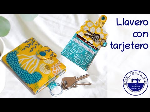 Llavero con tarjetero, una idea fácil para vender