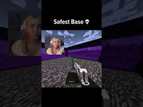 The SAFEST Base 💀💀#minecraft