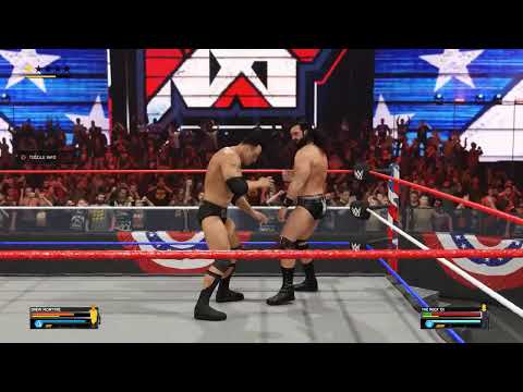 W2K25 Gameplay PC Drew Mcintyre VS The Rock