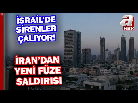 İran, İsrail'e yeni füze saldırısı başlattı! | A Haber