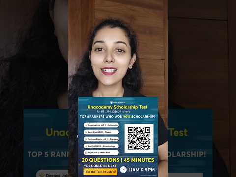 🎯 Be the Next 90% Scholar – 2 Days Left! #iitjam2026 #unacademy