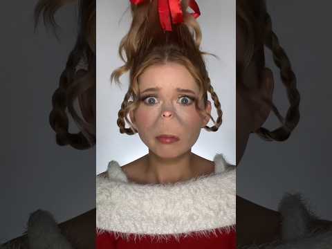 Cindy Lou Who makeup transformation 🎄 #makeup  #christmas