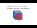 Volume Calculations of Cubic Boxes