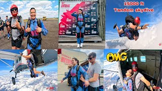 My first ever experience of tandem skydiving in uk 🇬🇧 |15000 Ft😇@bishalgurung345