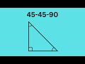 Understanding 45-45-90 Triangles